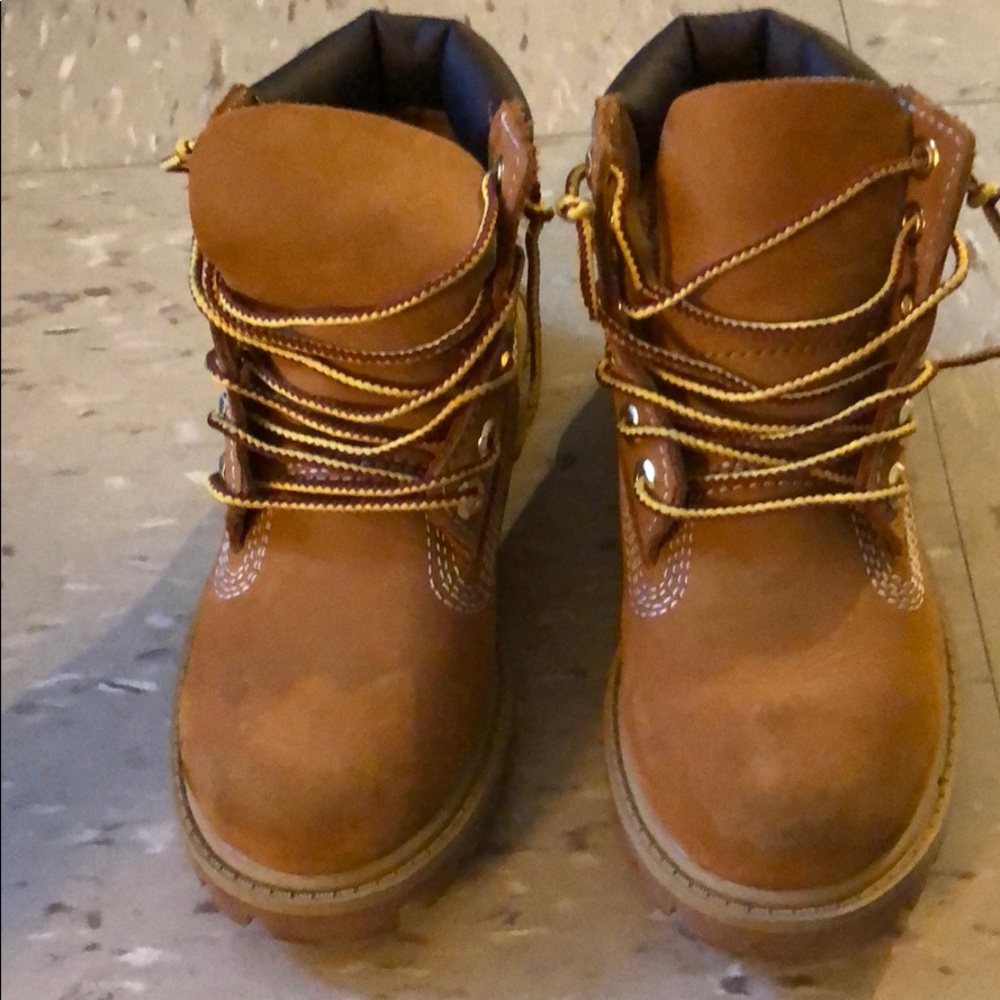 Timberland construction boots